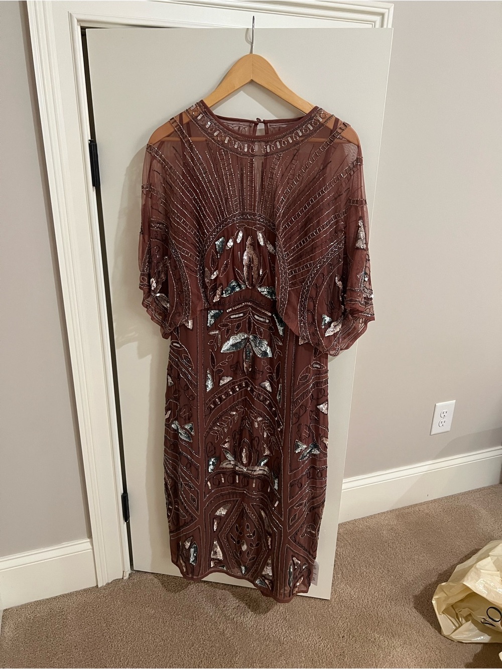 Asos beaded dress